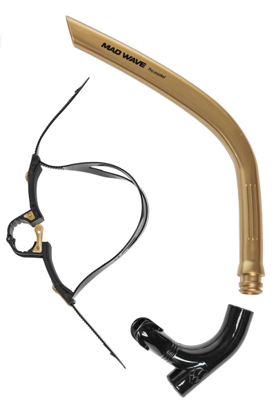 Трубка фронтальная Pro Snorkel (золотой)